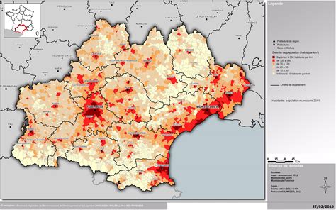 Évolution de la population en Occitanie