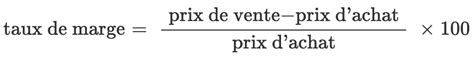 Évolution du taux de marge