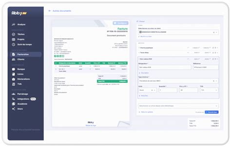 Abby - Logiciel de facturation pour auto-entrepreneur