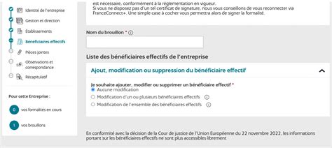 Accès au Registre des Bénéficiaires Effectifs