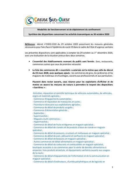 Activités Autorisées et Interdites