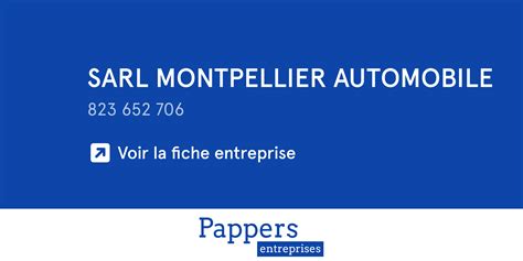 Activités de SARL Montpellier Automobile