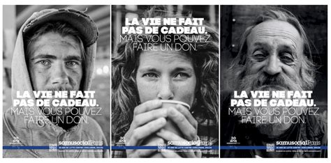 Affiche de la campagne de dons du Samusocial de Paris