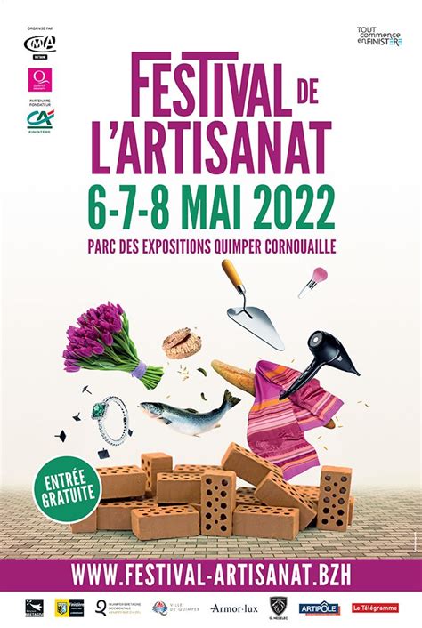 Affiche du Festival de l'Artisanat de Quimper