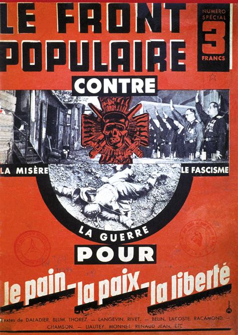 Affiche du Front Populaire
