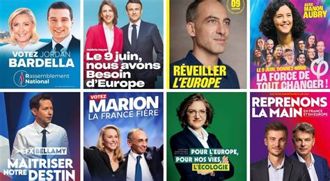 Affiches des élections Européennes 2024