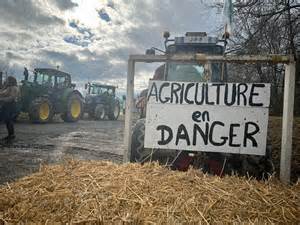 Agriculteurs manifestant pour de meilleures conditions