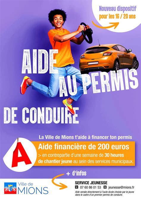 Aide au permis de conduire en Nouvelle-Aquitaine