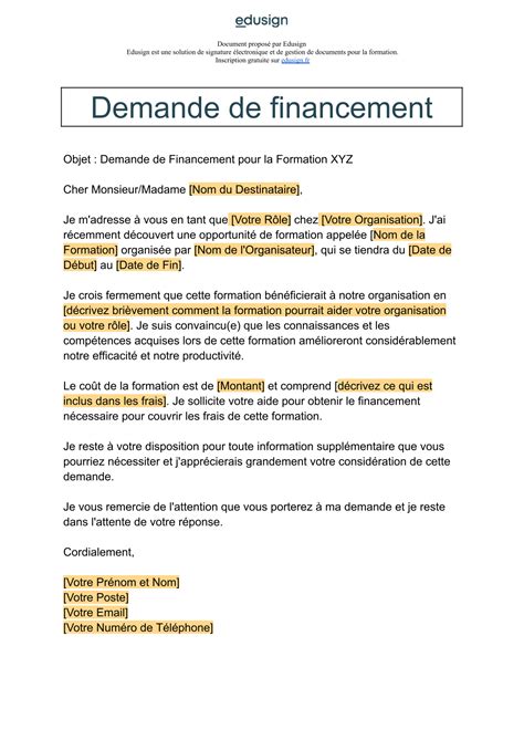 Aide financière pour la formation professionnelle