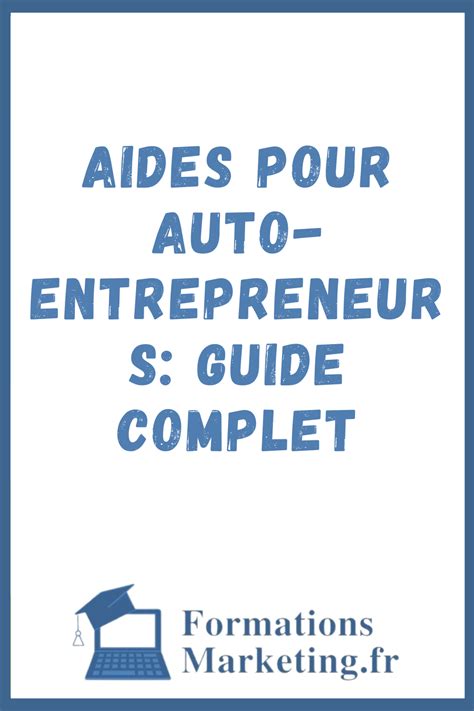 Aides et exonérations pour auto-entrepreneurs