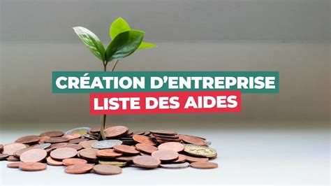 Aides financières création entreprise 2023