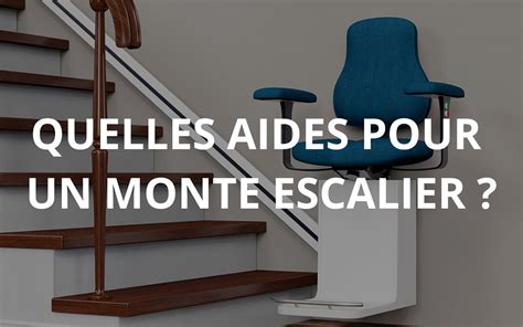Aides financières pour l'installation d'un monte-escalier