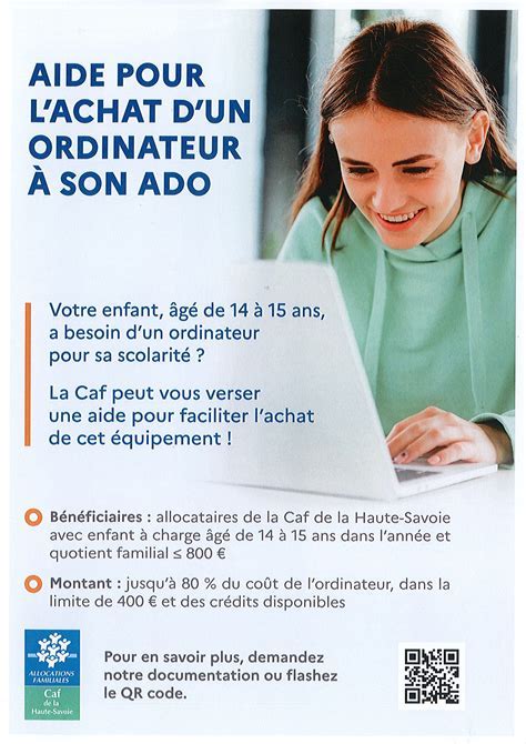 Aides pour l'achat d'un ordinateur