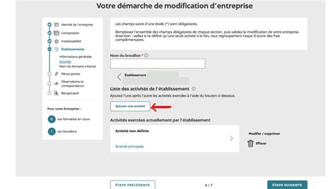 Ajouter une activité à votre micro-entreprise