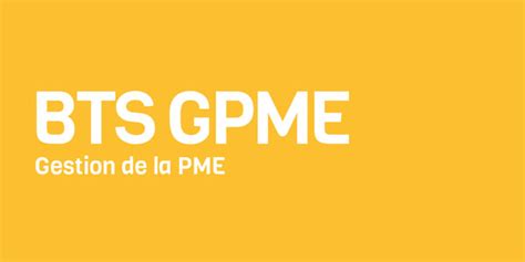 Alternance BTS GPME