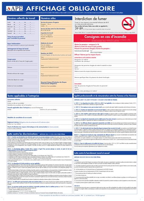 Alternatives à APE Affichage Obligatoire