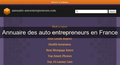 Annuaire des auto-entrepreneurs