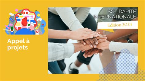 Appel à projets Solidarité Internationale