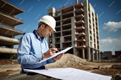 Architecte sur un chantier