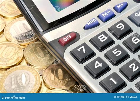 Argent et calculatrice