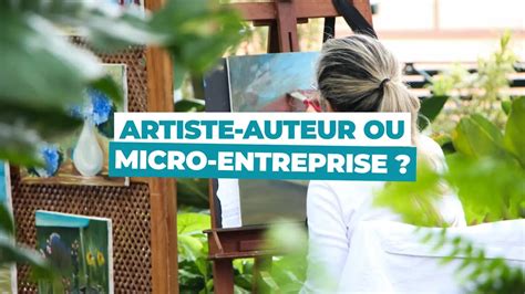 Artiste-Auteur Micro-Entrepreneur
