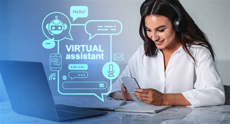 Assistant virtuel gérant son activité