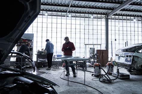 Atelier de carrosserie