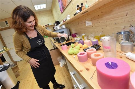 Atelier de fabrication de bougies