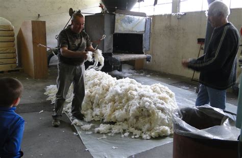 Atelier de fabrication de laine