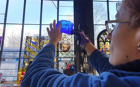 Atelier de vitrail à Chartres