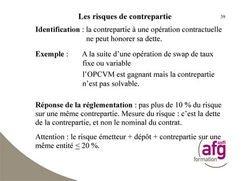 Atténuation du risque de contrepartie
