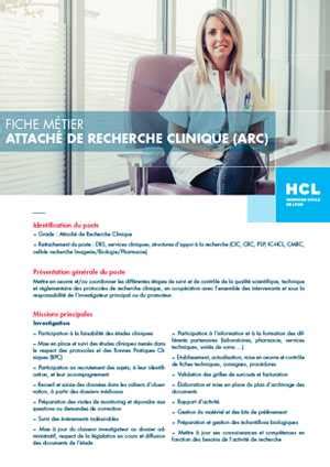 Attaché de Recherche Clinique Indépendant
