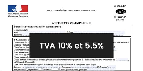 Attestation TVA Simplifiée