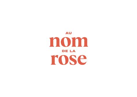 Au Nom de la Rose Logo