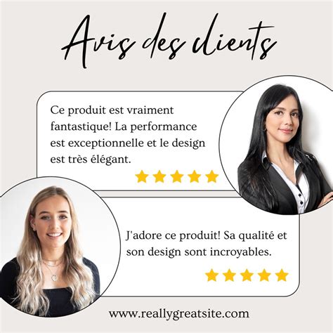 Avis clients