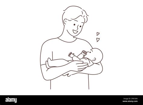 Bébé et père