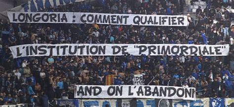 Banderole des supporters de Bastia