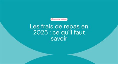 Barème des frais de repas