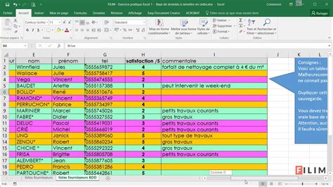 Base de données d'entreprises