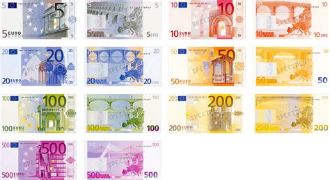 Billets et pièces en euros