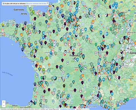 Bornes de recharge en France