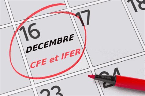 CFE : Date Limite de Paiement