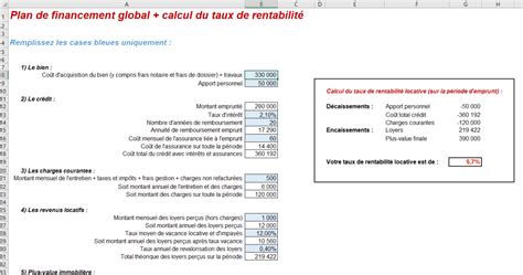 Calcul Financement Immobilier