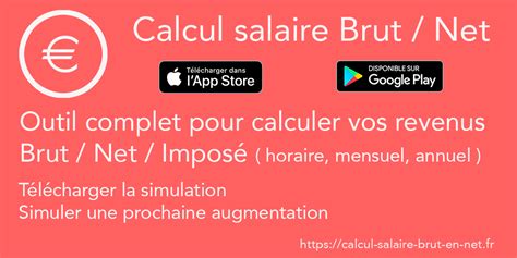 Calcul Salaire Brut Net