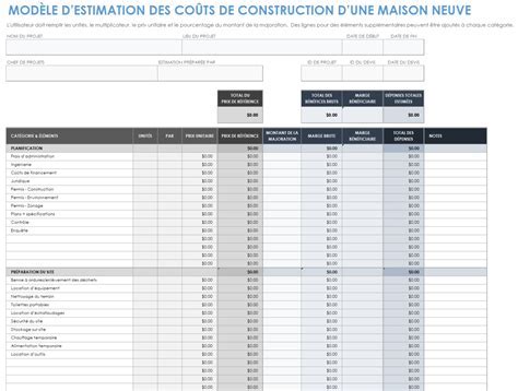Calcul des Indices de Coûts de Construction
