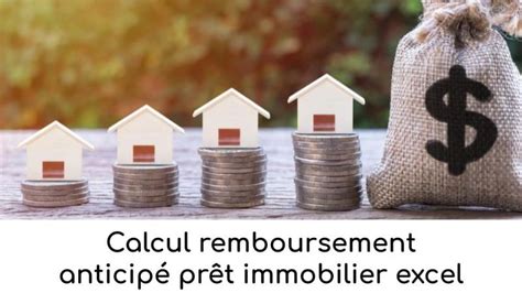 Calcul des pénalités de remboursement anticipé
