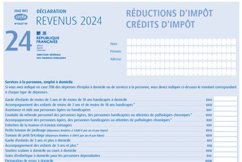 Calcul du crédit d'impôt pour la garde d'enfants