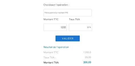 Calculatrice TVA Inversée
