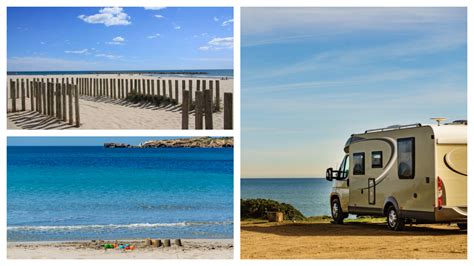 Camping-car au bord de la mer