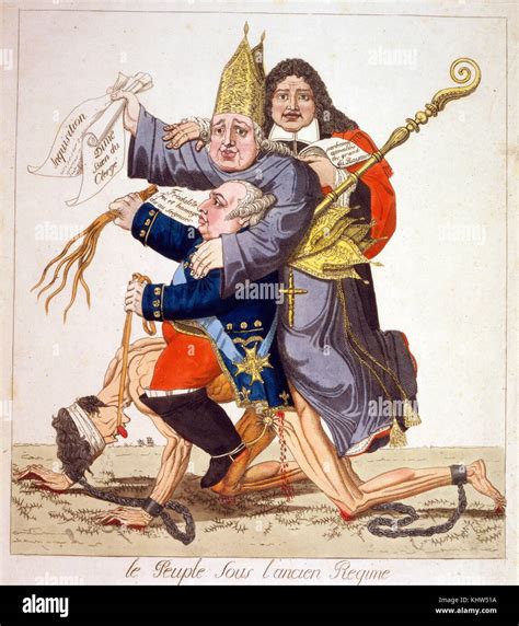 Caricature de l'impôt sous l'Ancien Régime